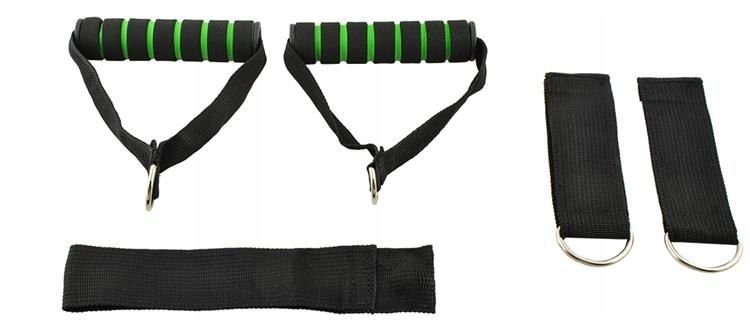 ZESTAW GUM OPOROWYCH DO ĆWICZEŃ LINY GUMY 5SZT Długość 120 cm