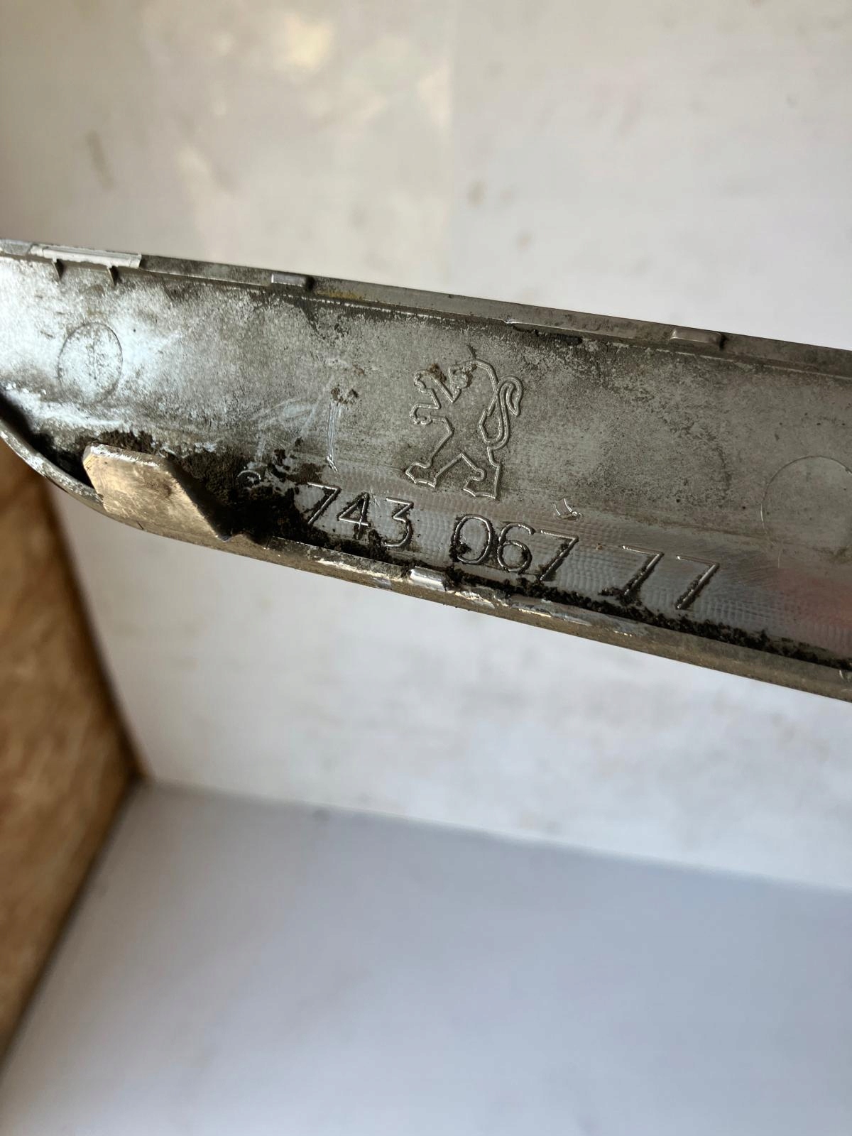 moulding CHROM cap threshold PEUGEOT 508 RXH right