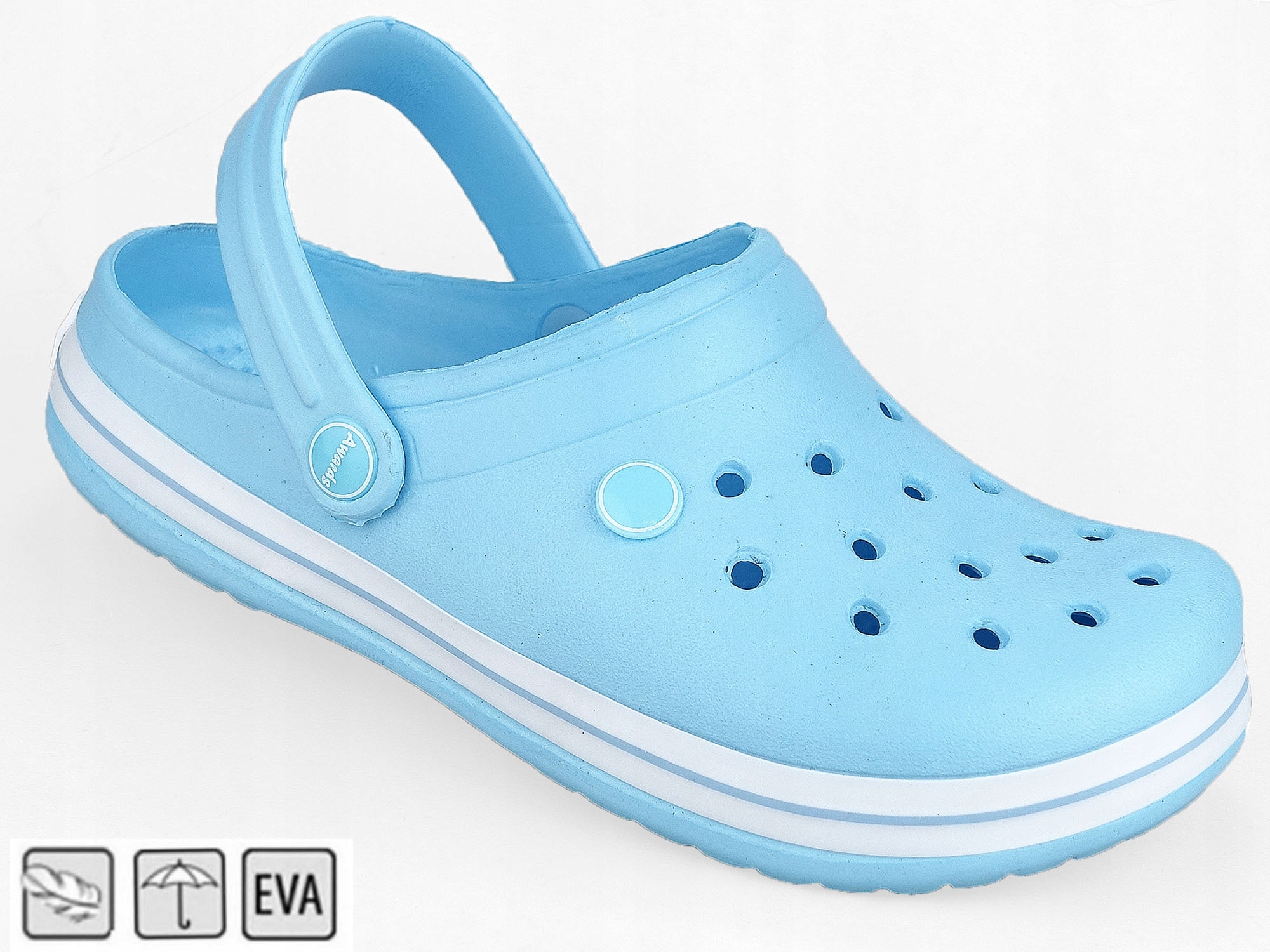 KROKSY KLAPKI DAMSKIE OGRODOWE BUTY LACZKI PIANKI