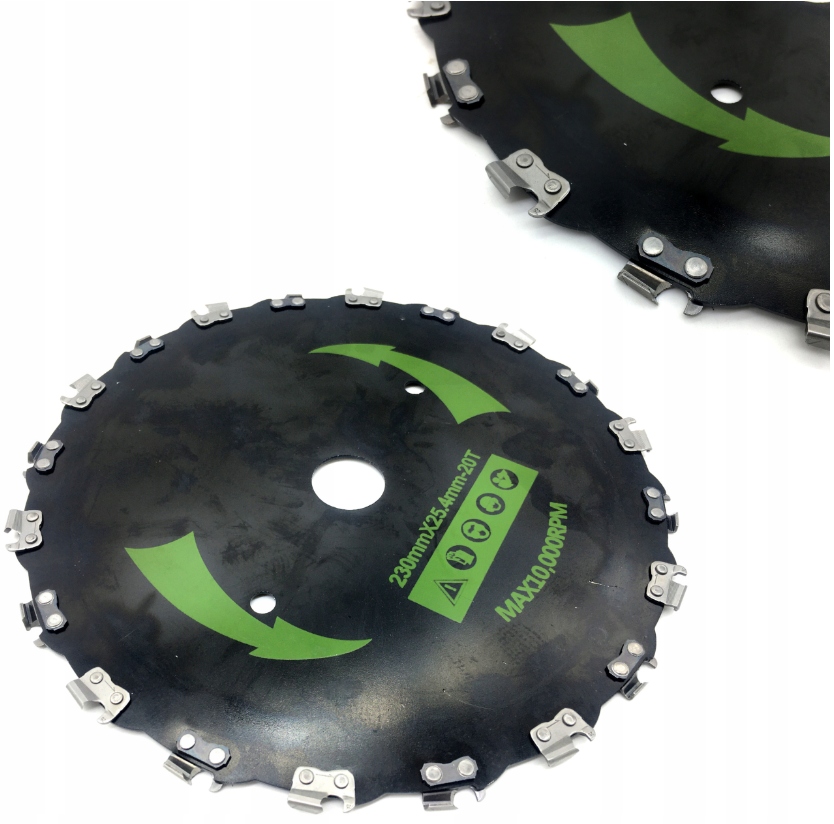 Řezací Řetězový Kotouč Pro Benzínovou Kosu Kotoučová Pila 20T 230 MM