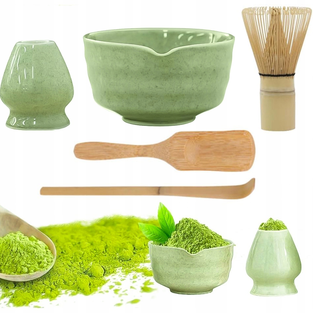 Levně Sada Na Přípravu Čaje Matcha – 5DÍLNÁ, Miska Bambusové Náčiní