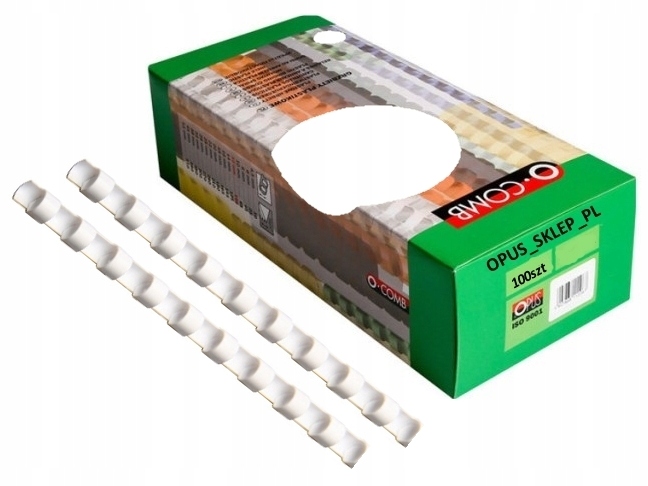 

Grzbiety do bindowania do 125kartek 14mm/100 białe