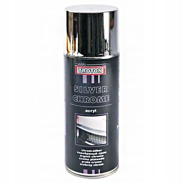 Chrom srebro w sprayu 400ml Troton 300002327