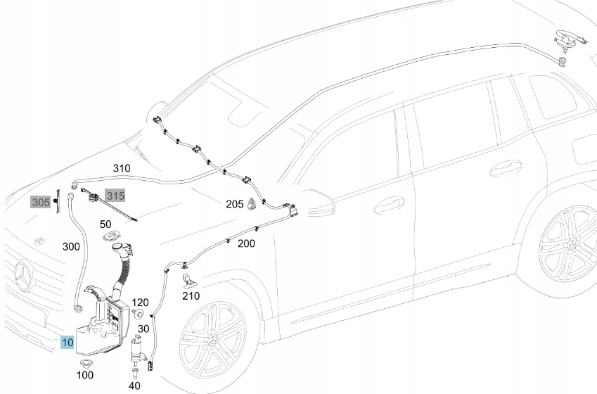 Nádrž Ostřikovačů Mercedes A2478690500