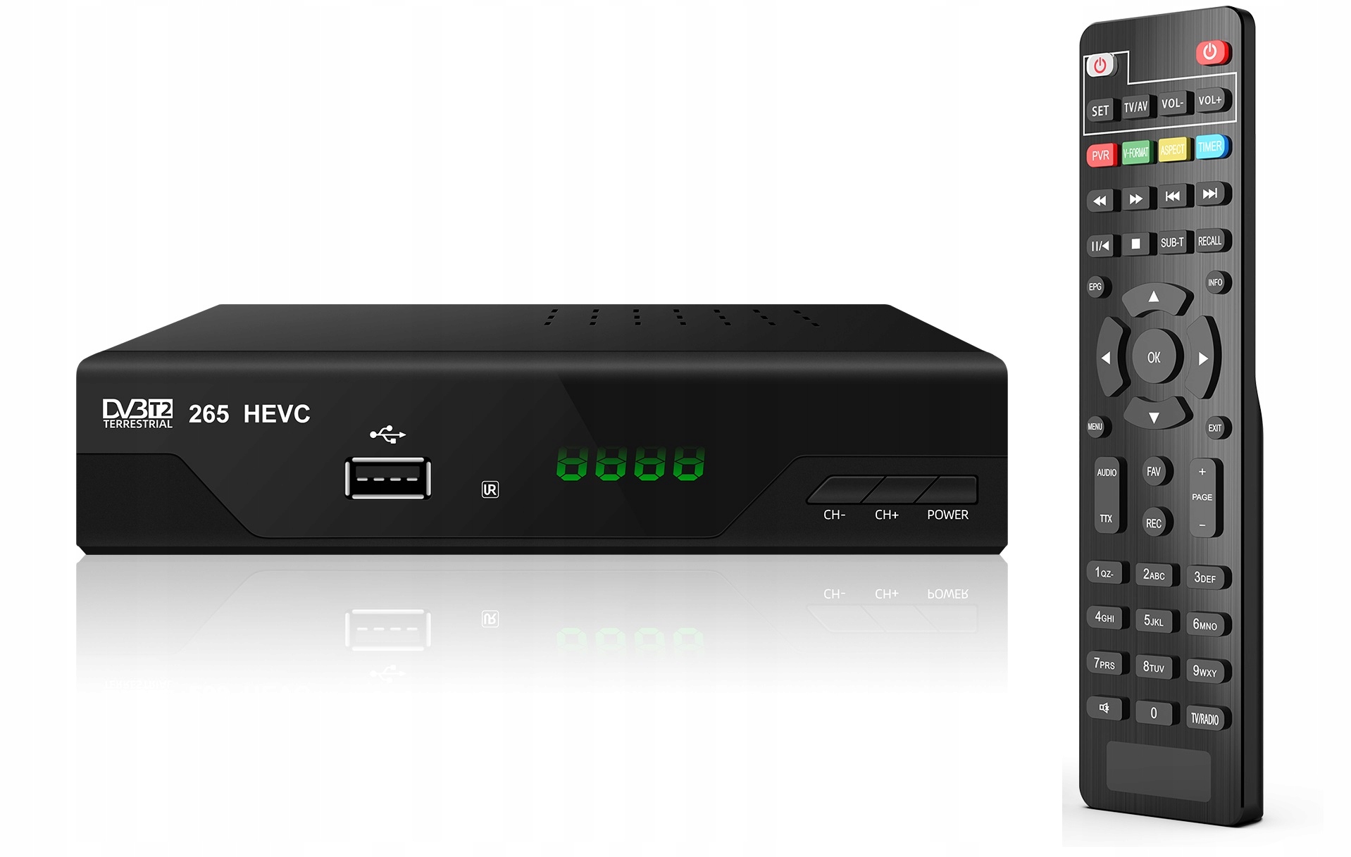 

Dekoder Tuner Tv Naziemnej Hd DVB-T2 Hevc H.265 Hq