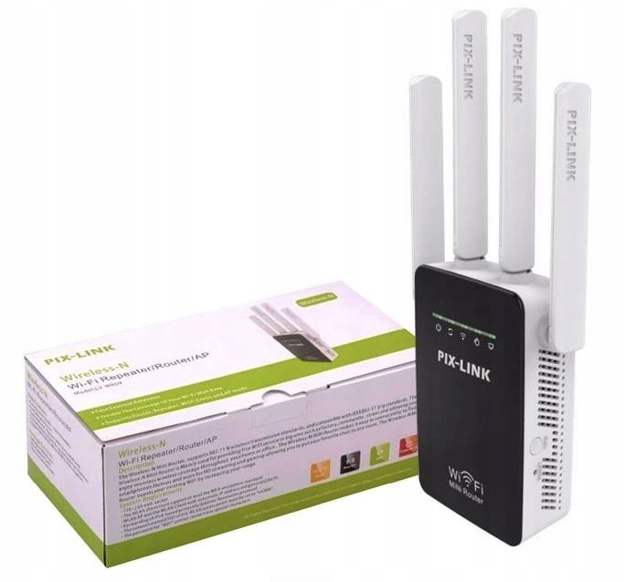 

Wzmacniacz sygnału Wi-Fi Repeater Router Pixlink