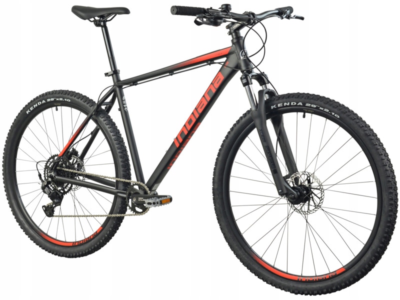 Rower górski Mtb Indiana X-Pulser 2.9 M23 29 cali męski Czarno-czerwony