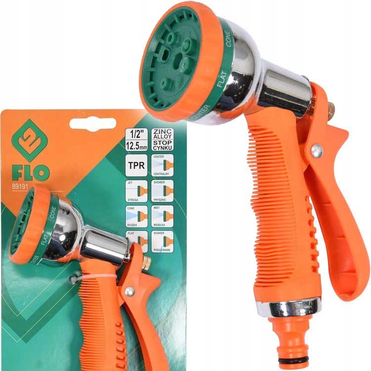 

Pistolet zraszający 7 strumieni Metalowy zraszacz