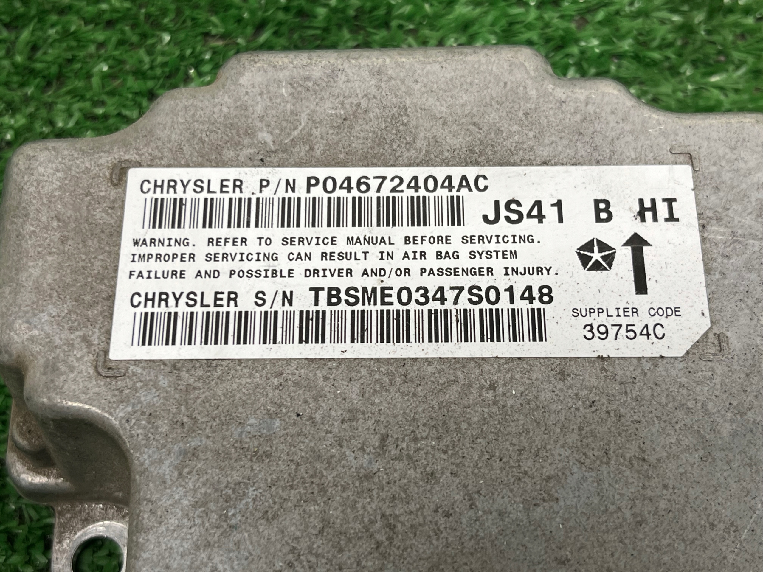 modulo airbag CHRYSLER SEBRING P04672404AC
