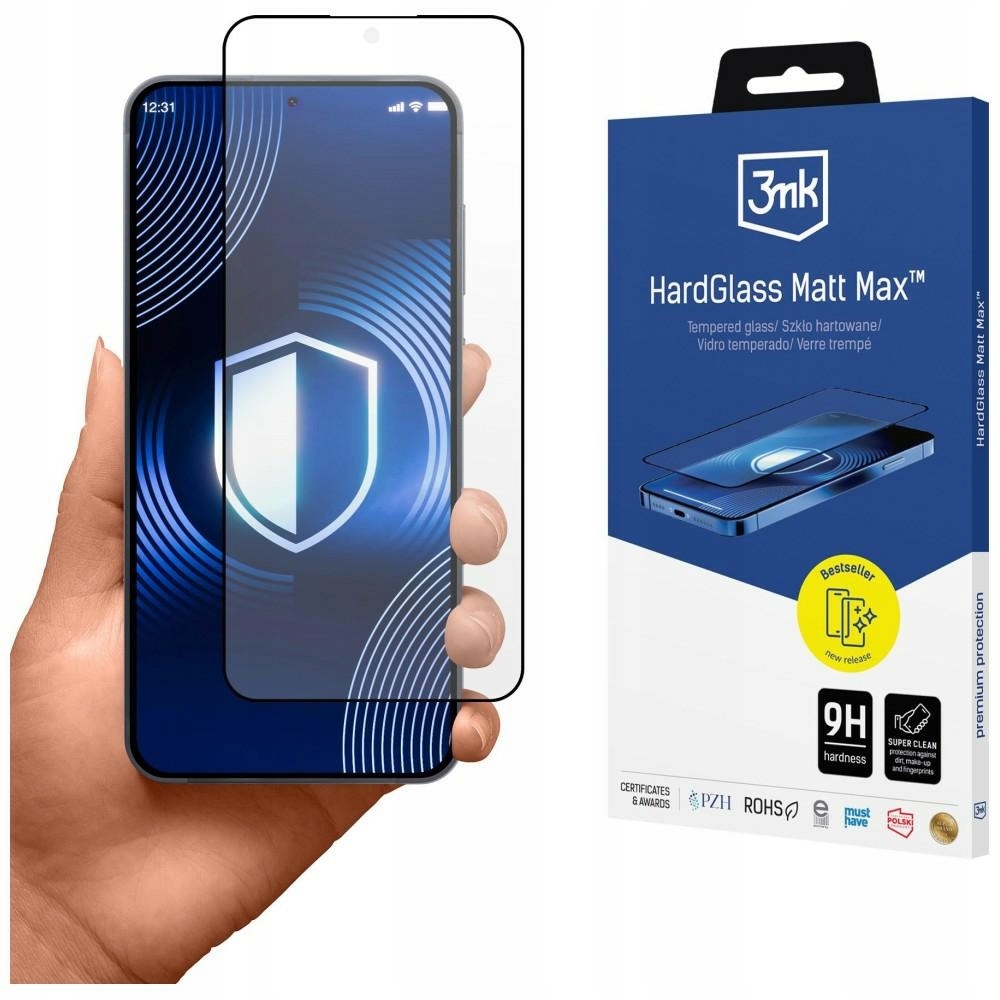 Tvrzené sklo 3MK HardGlass Matt Max pro Samsung Galaxy S26+