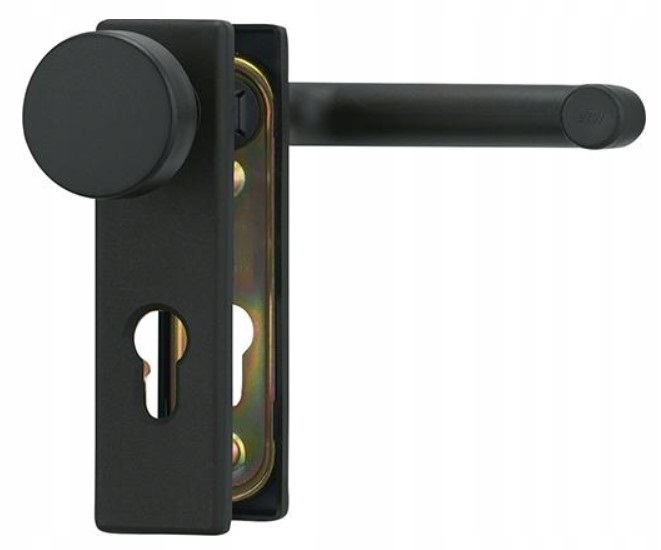 Klika pro protipožární dveře Kfg Sb 72 mm černá Abus