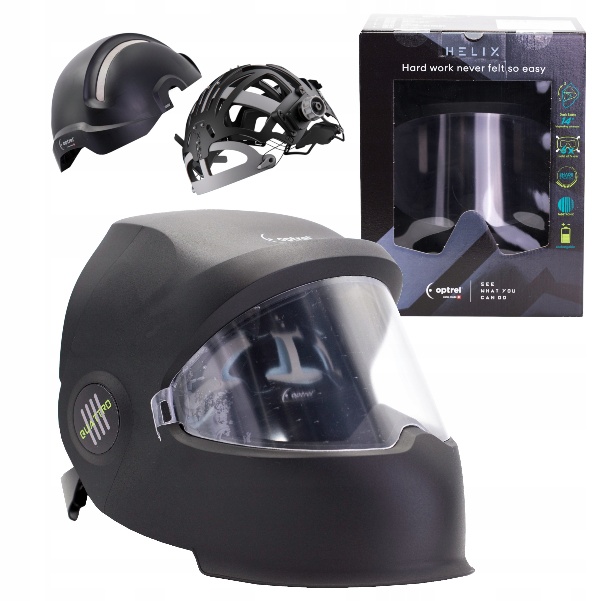 Przyłbica Optrel Helix Quattro kask 1050.100