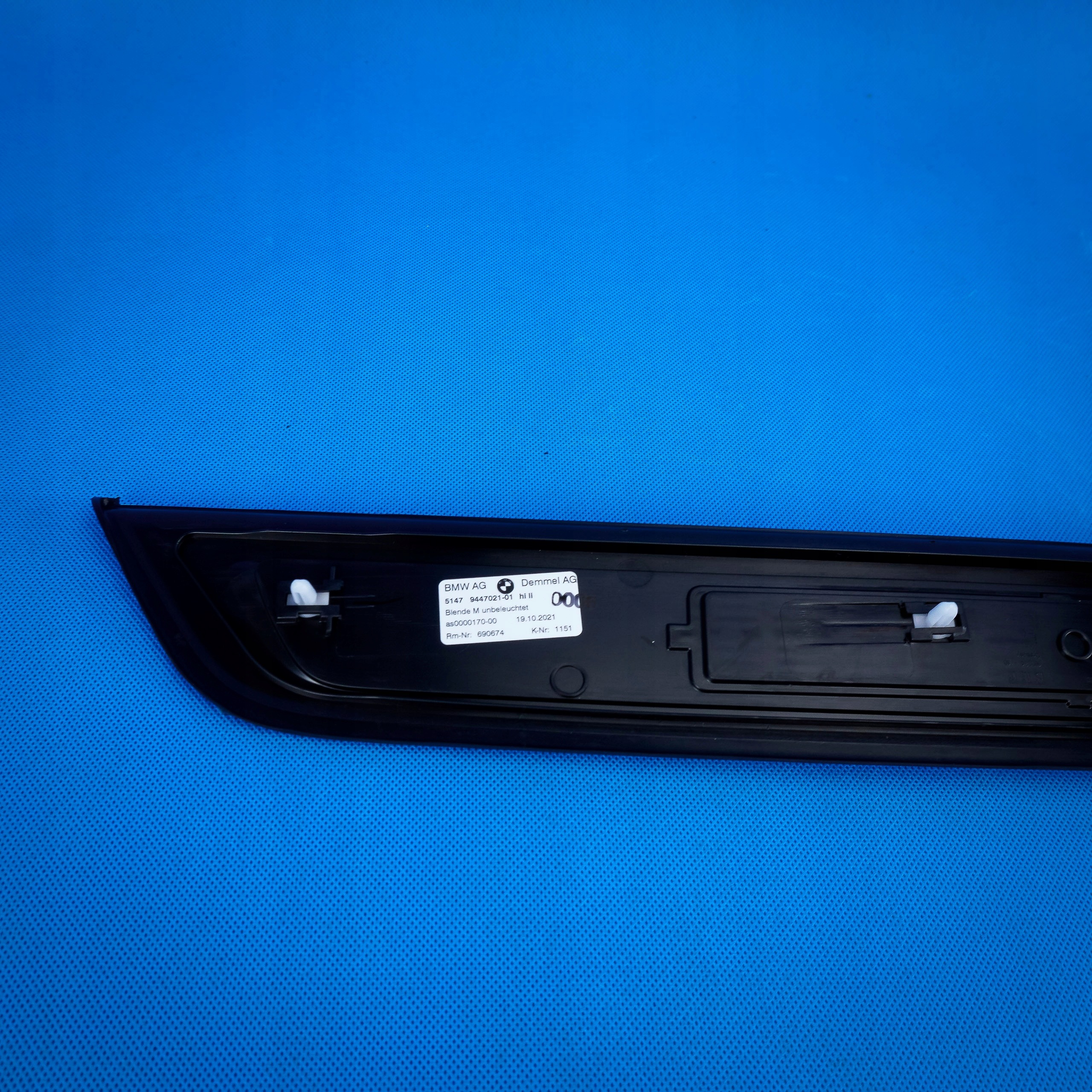 moulding cap threshold rear part left M BMW 5 G30 51479447021 9447021 59km