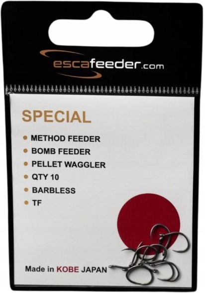 Haczyki bezzadziorowe Esca Feeder Special do Method Feeder r. 14