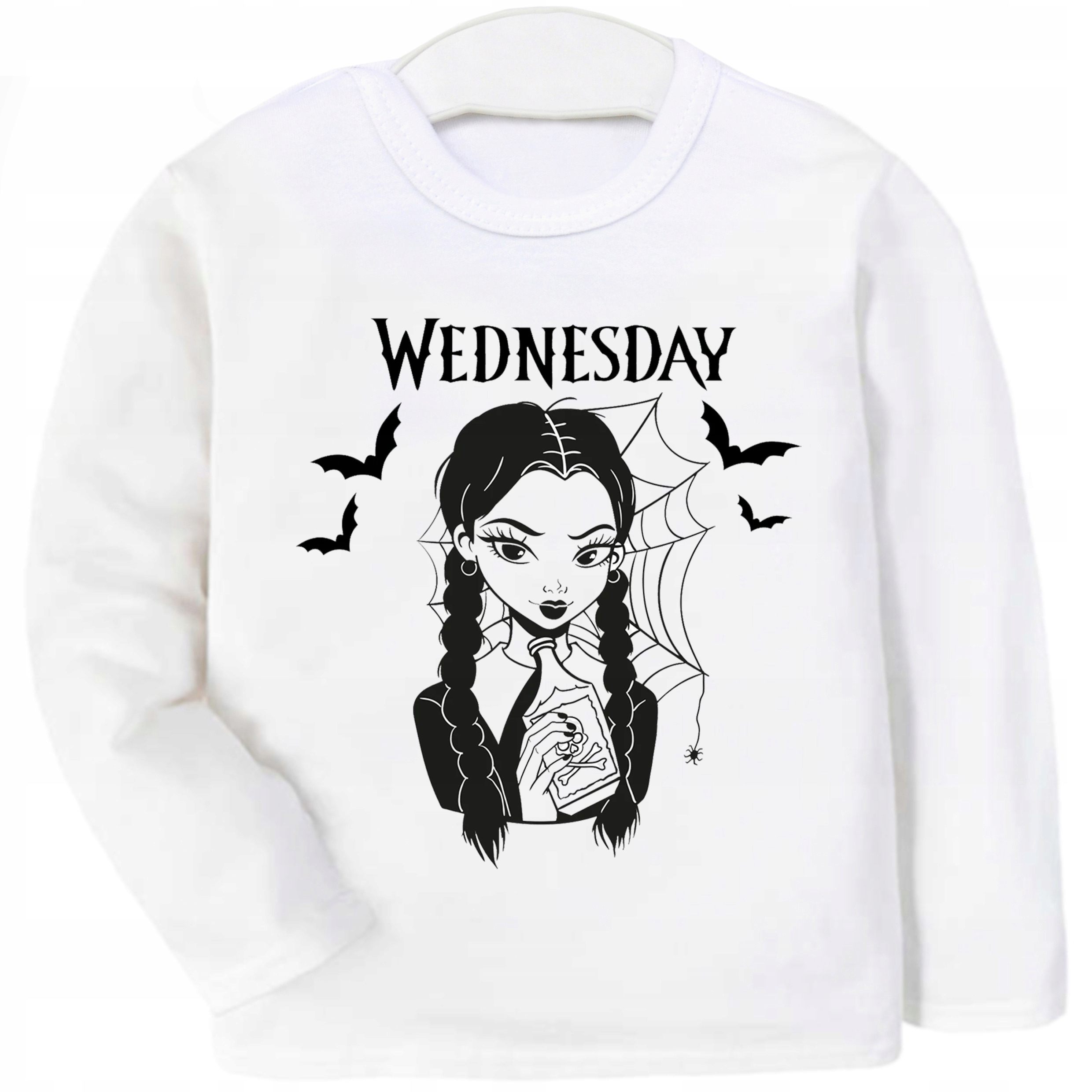 

Bluzka koszulka z dł rękawem Wednesday r. 122