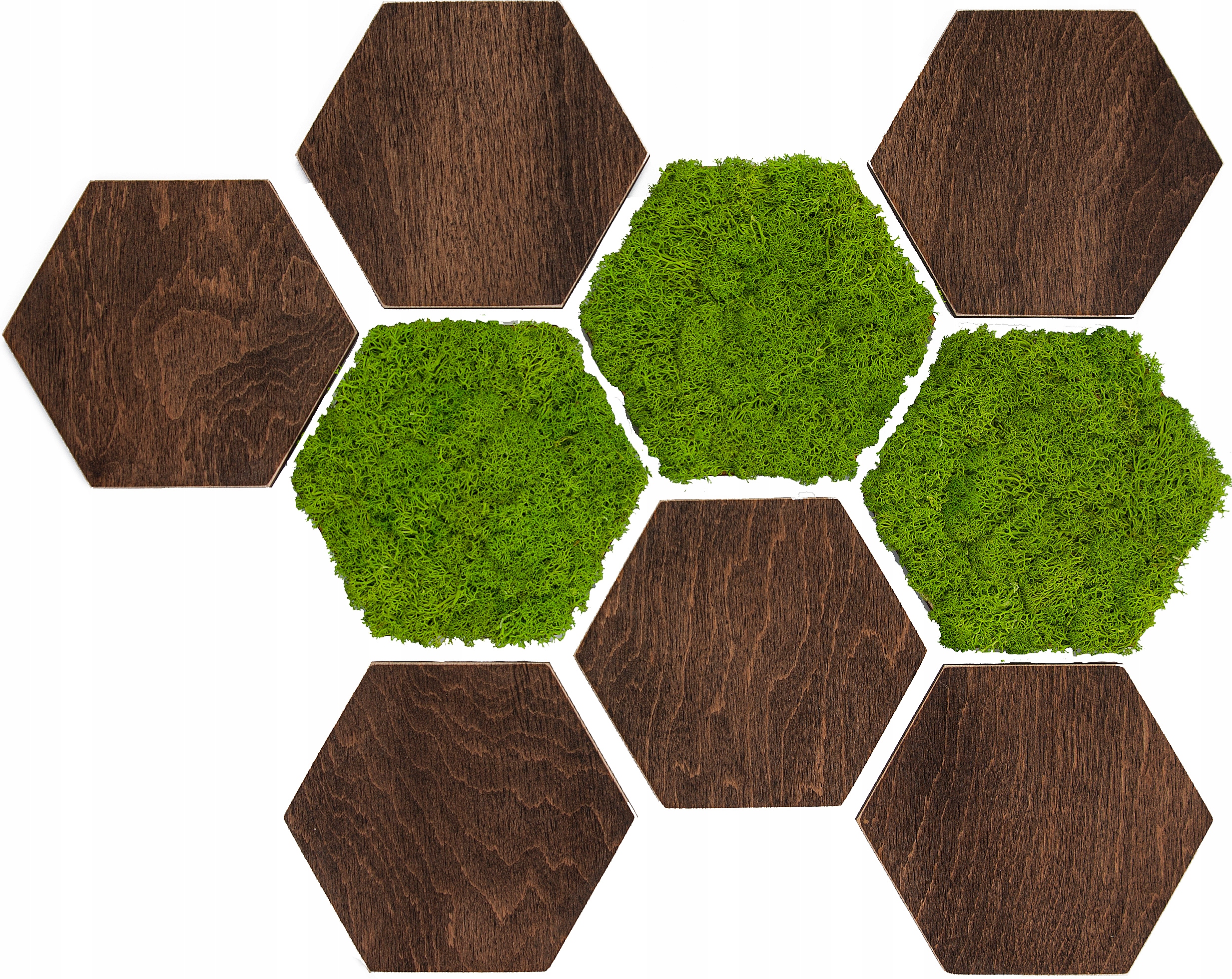 PANELE ŚCIENNE DREWNIANE MECH HEKSAGON NOWOŚĆ