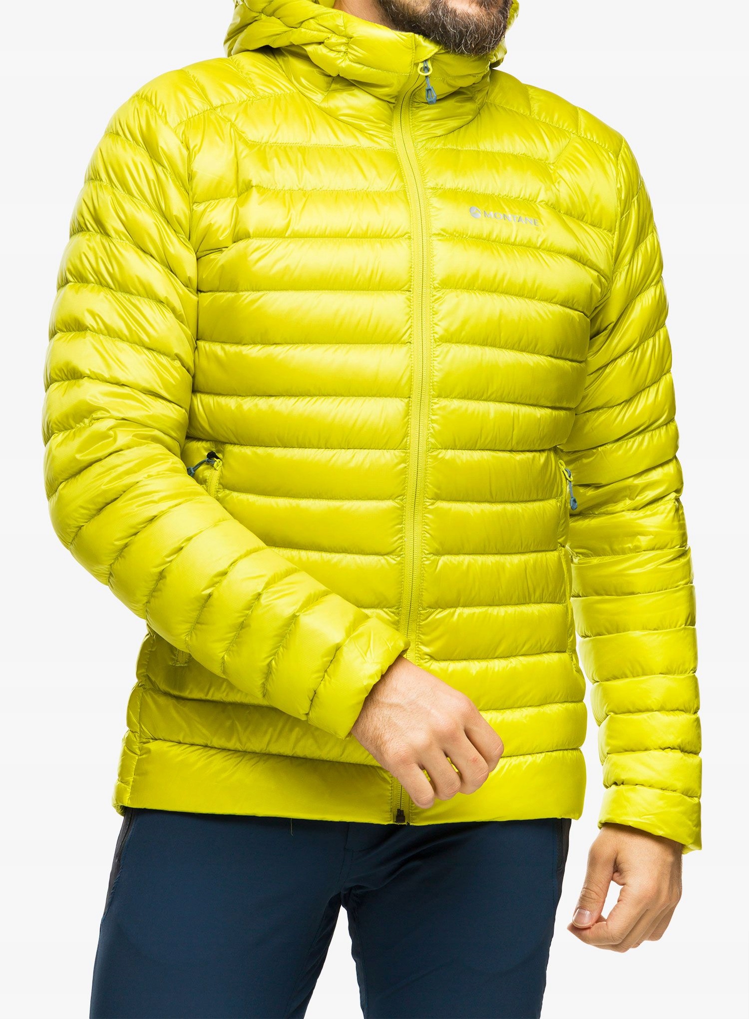 Péřová bunda Montane Anti-Freeze Hoodie citrus spring XXL