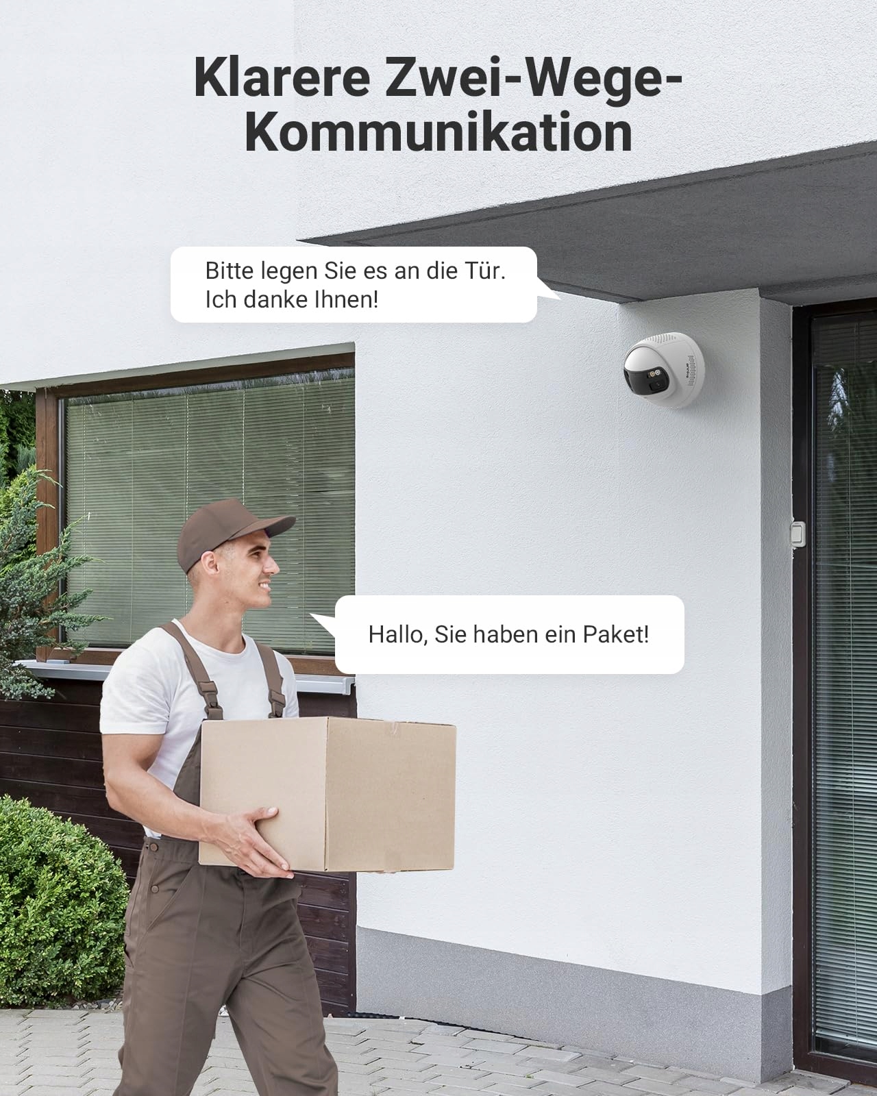 ANNKE Kamera Zewnętrzna PoE 6MP 180° Panorama AI IP67 2-Way Audio 24/7 — miniatura 5