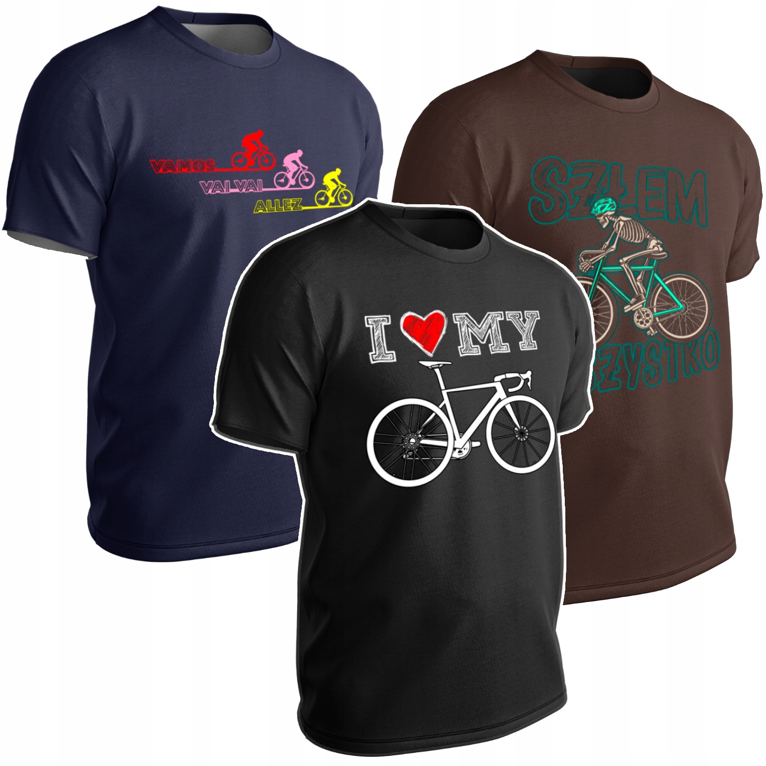 Pánská Trička, Sada 3 Cyklistických Dresů, 3 Ks Triček, Dárek Pro Tričko