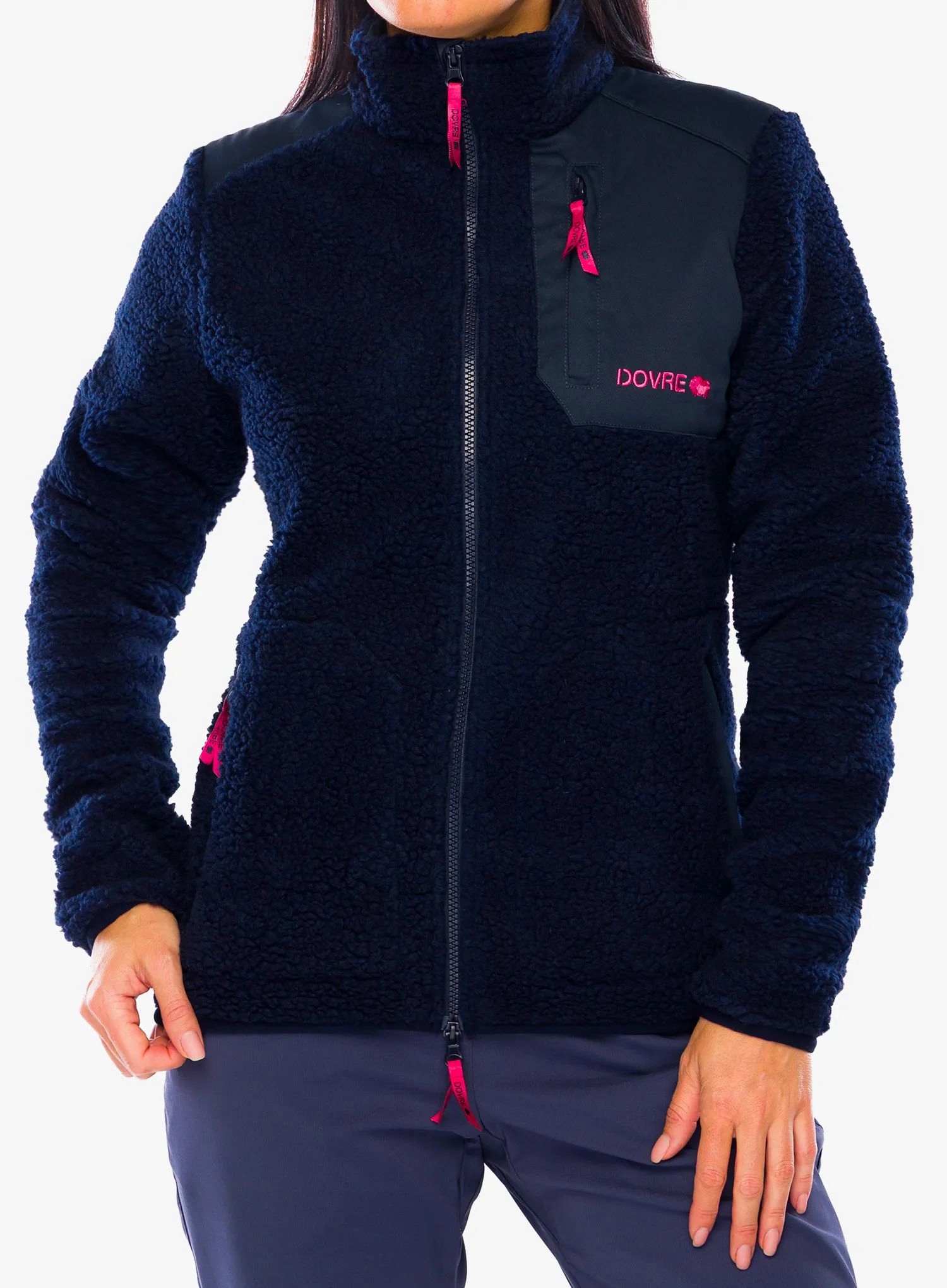 Fleecová Mikina dámský Dovre Teddy Fleece Ls navy L