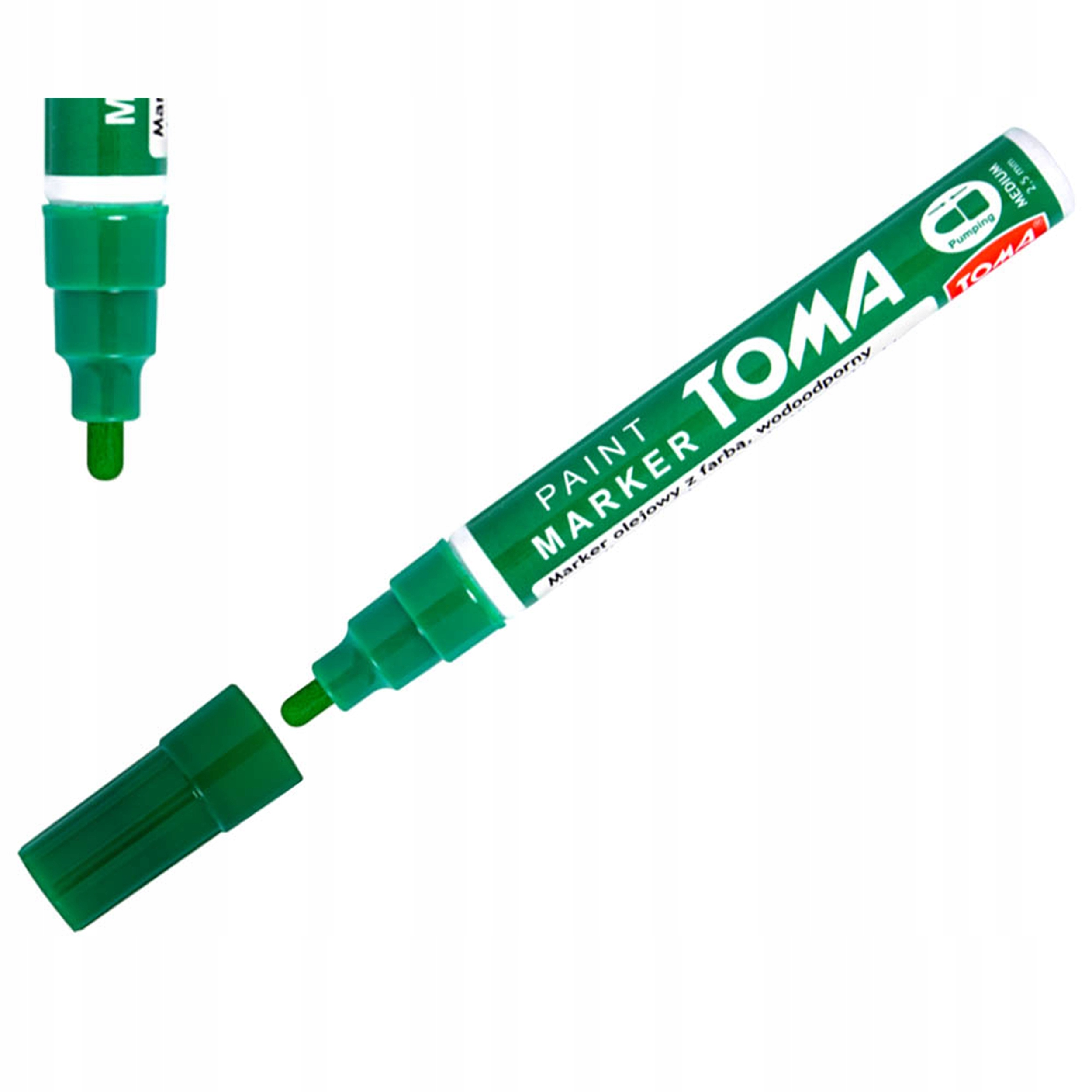 

Marker Olejowy Mazak Olejny Toma TO-440 Zielony