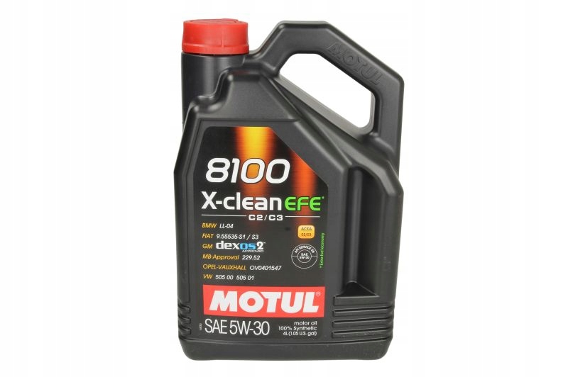 

Olej Motul 8100 X-clean Efe 5W30 4L