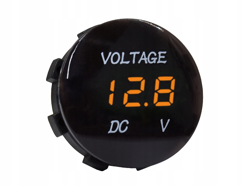 

Woltomierz okrągły DC 5-48V pomarańczowy