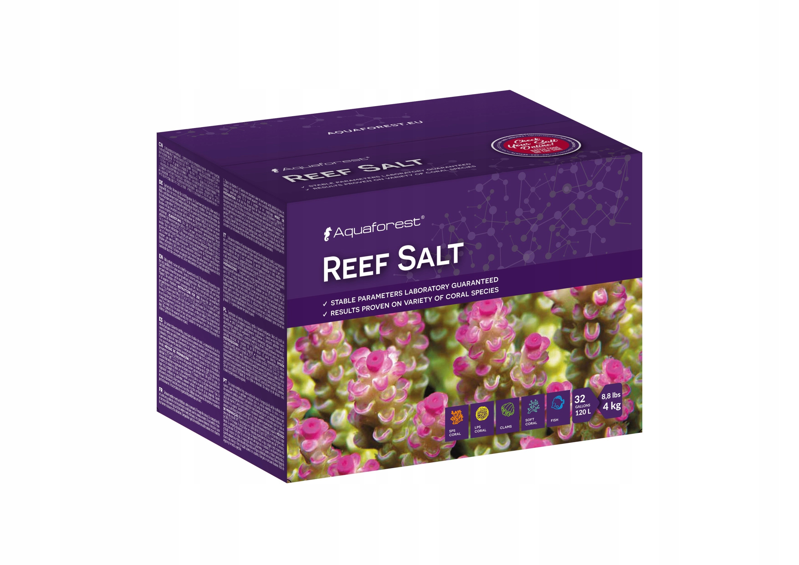 AQUAFOREST REEF SALT 4 KG BOX SÓL MORSKA