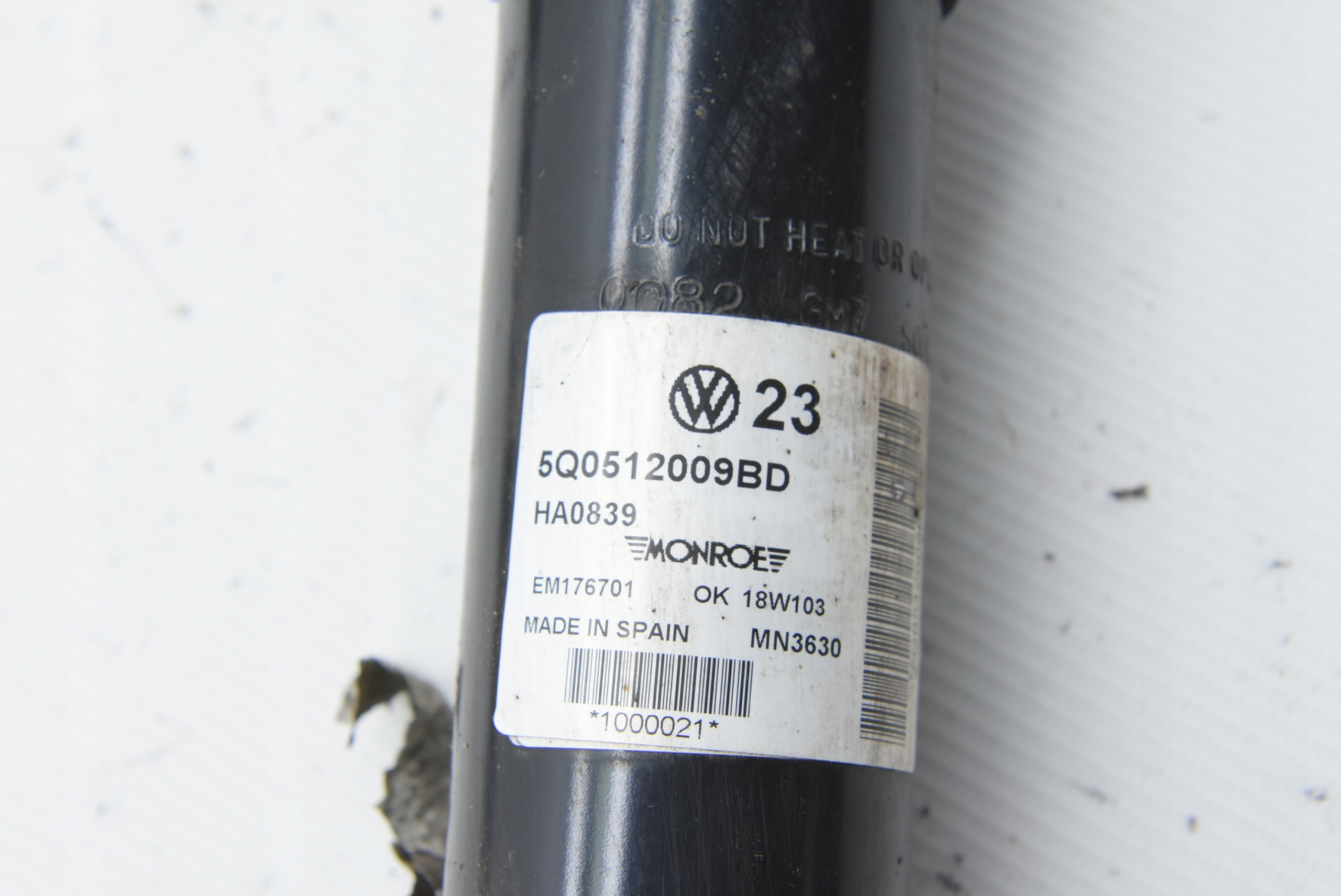 VW GOLF SPORTSVAN SKODA AUDI AMORTYZATOR TYŁ Numer katalogowy części 5Q0512009BD