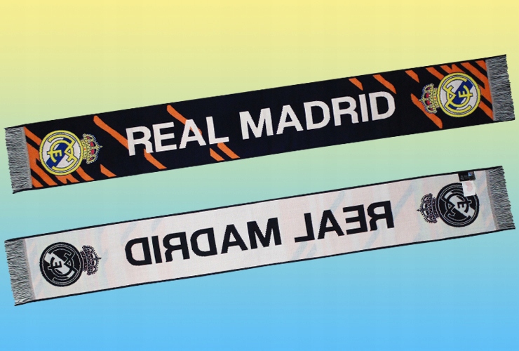 REAL MADRYT SZALIK TKANY ORYGINALNY 140 x 20 CM PRIMER EQUIP GRANATOWY Marka inna