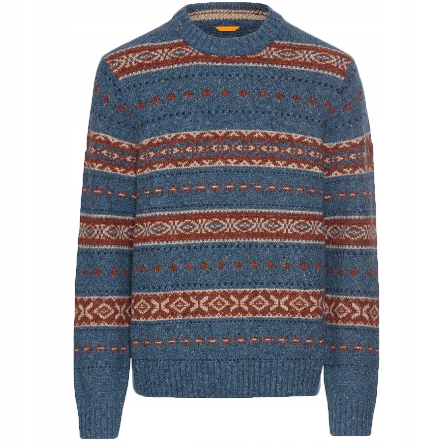 Vlněný svetr Camel Active 409500 4K35 Modrý