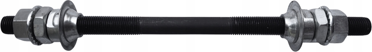 Oś koła tył Roweru 3/8"x180mm komplet+nakrętki bez tulei, 31191