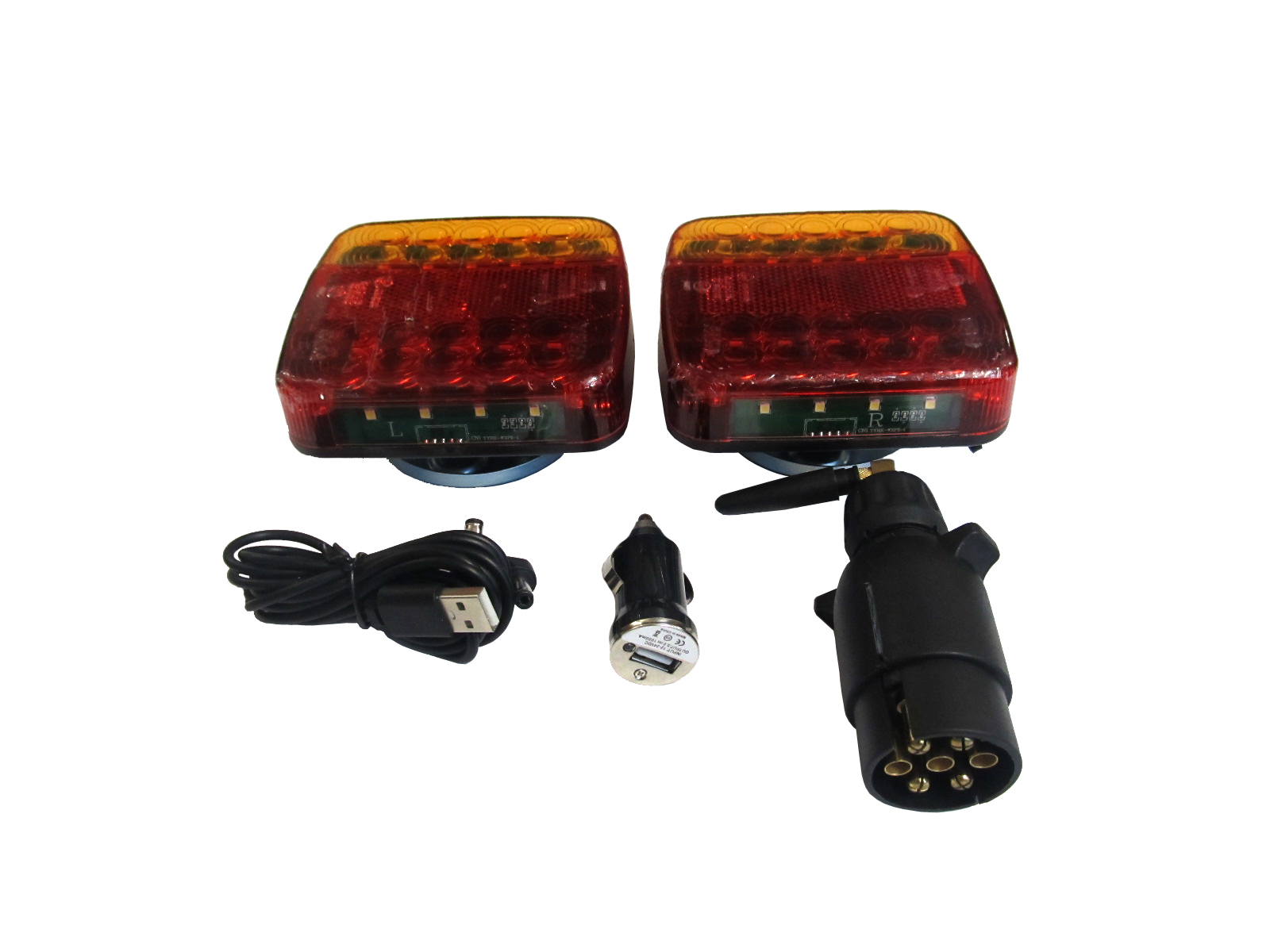 YH204BZSP - 12V 18 LED БЕСПРОВОДНОЙ ПРИЦЕП ЛАМПА КОМПЛЕКТ