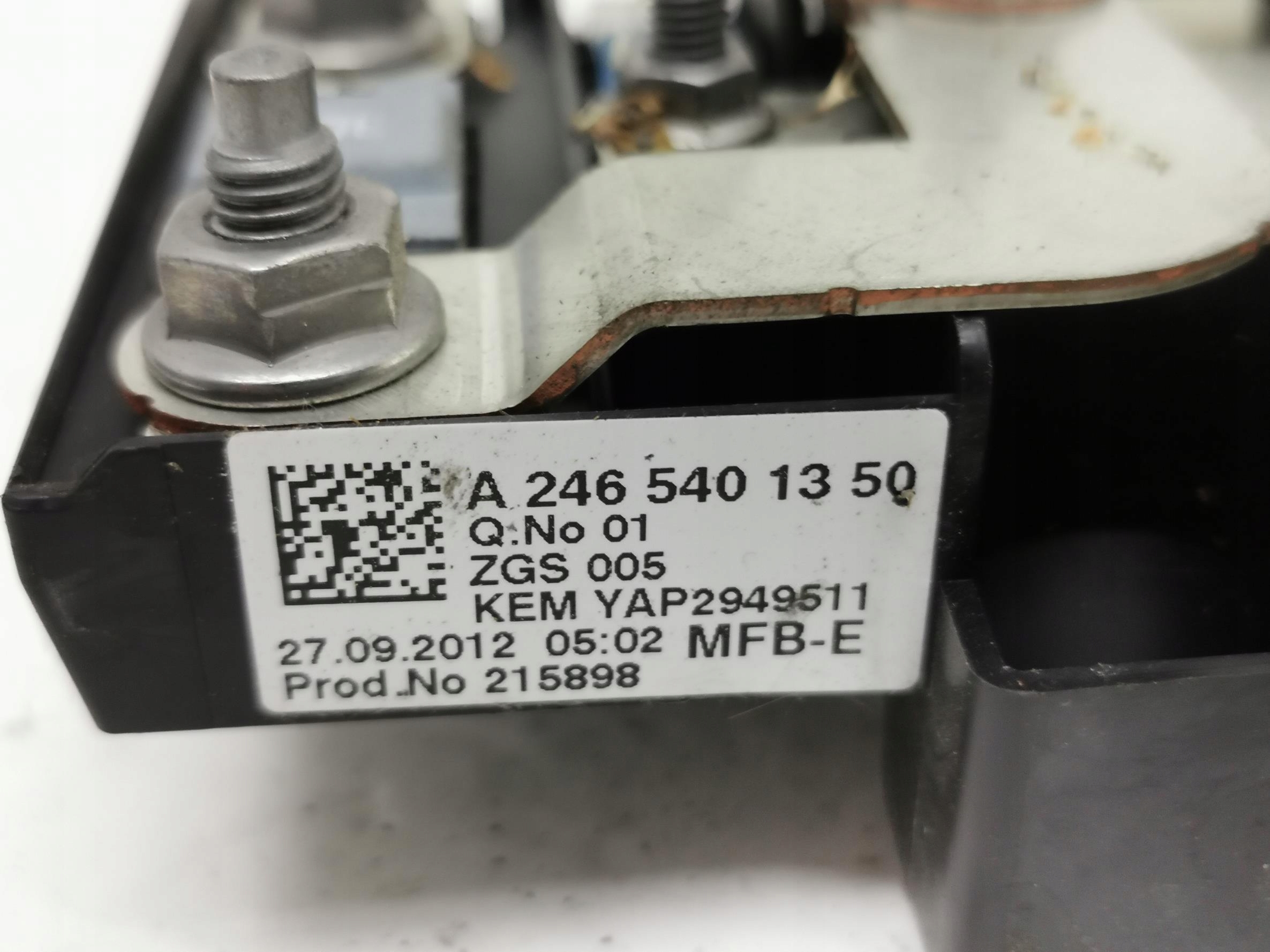 modulo KLEMY per batteria MERCEDES B-classe W246 1.8