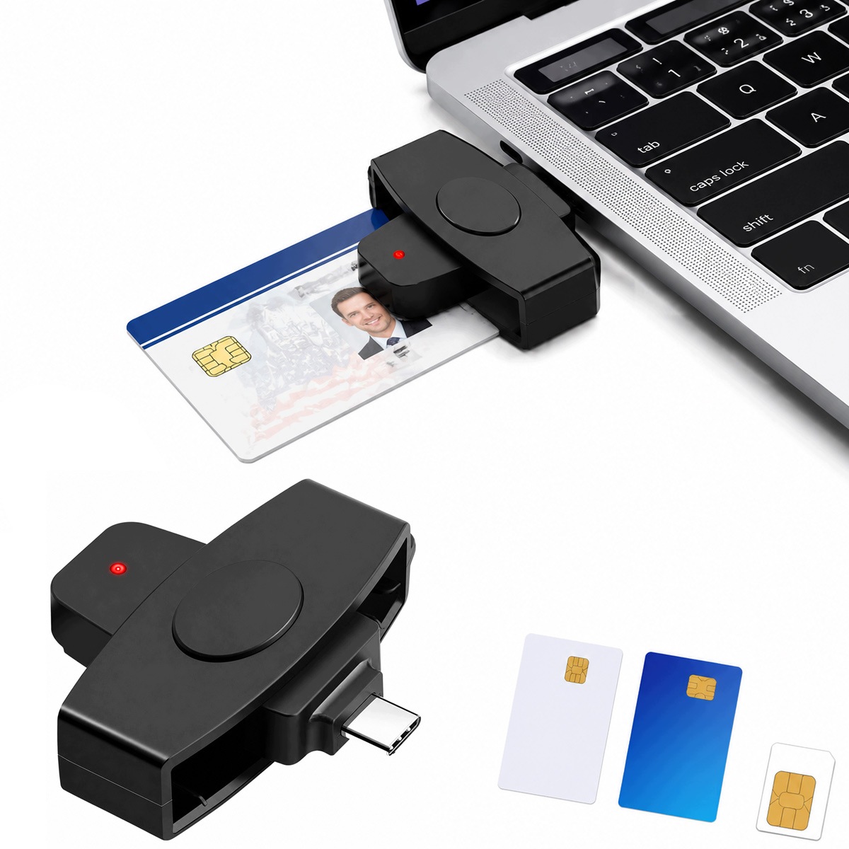 Czytnik Kart Tachografu Tacho Kierowcy Kierowców Usb-c Android Program