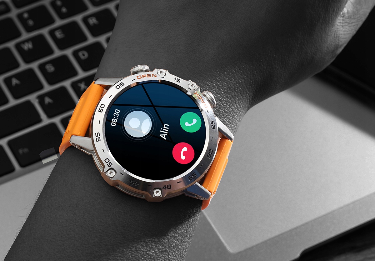 Zegarek męski SMARTWATCH GRAVITY ROZMOWY MENU PL Styl sportowy