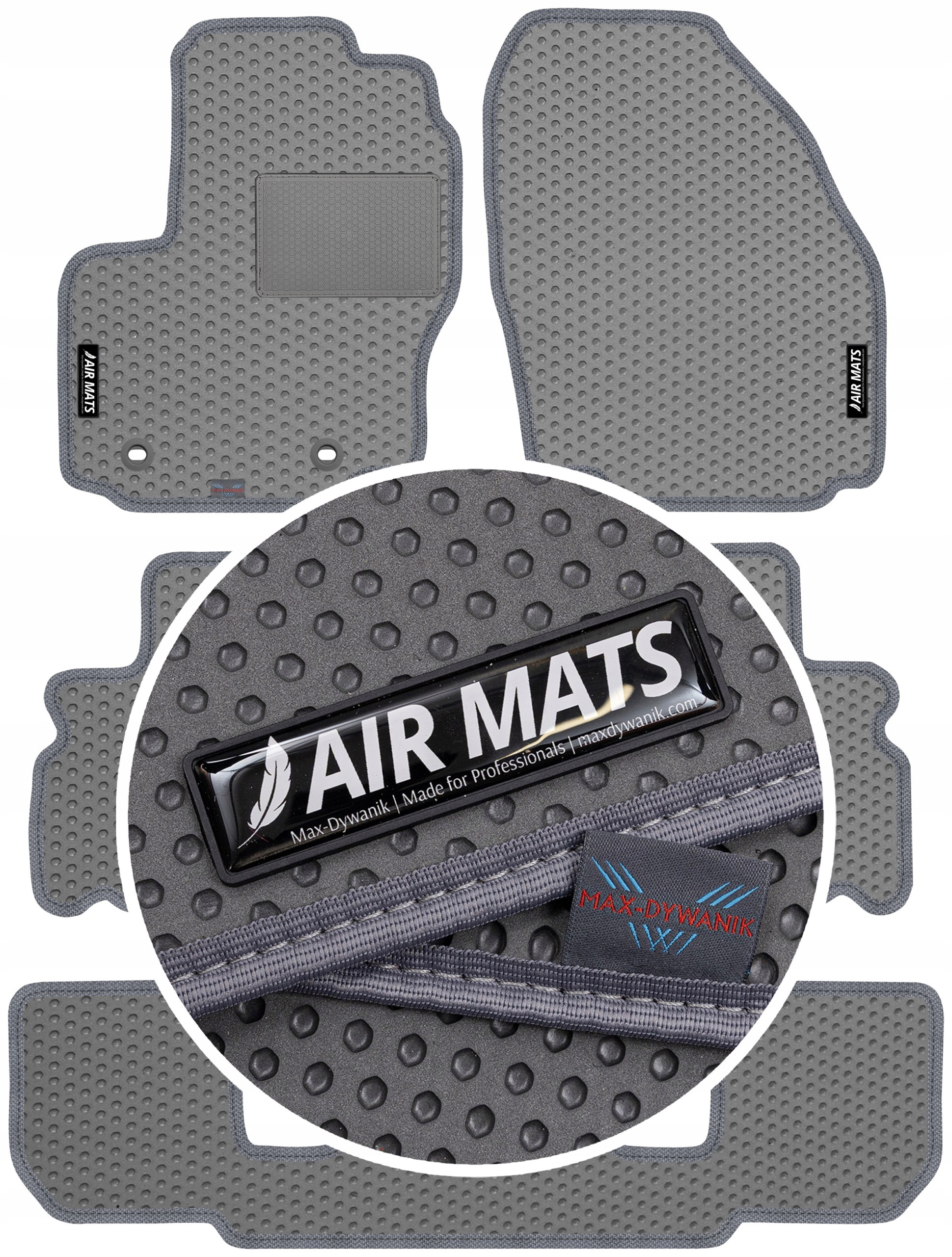 Ford S-Max I 7os 2006-2010 Koberce Eva Air Mats Šedé