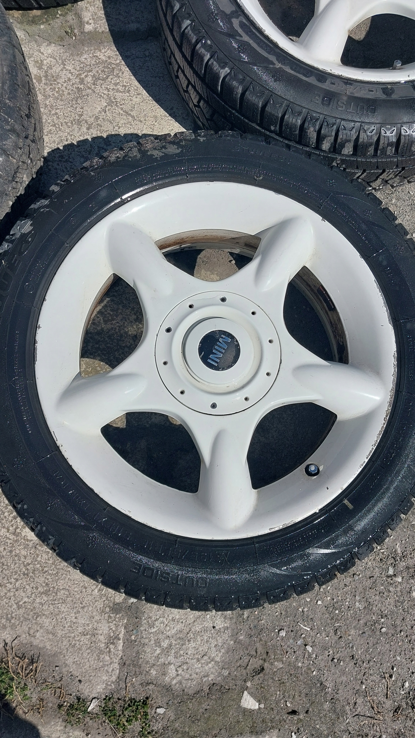 discs aluminium Mini ONE COOPER 6.5" 16" 4x100 ET 48 KOMPLET tyres winter