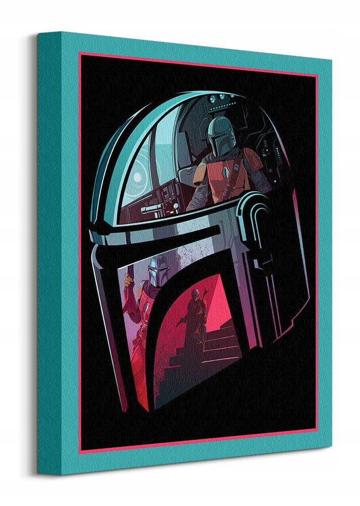 

Obraz na płótnie Star Wars Mandalorian Hełm 30x40
