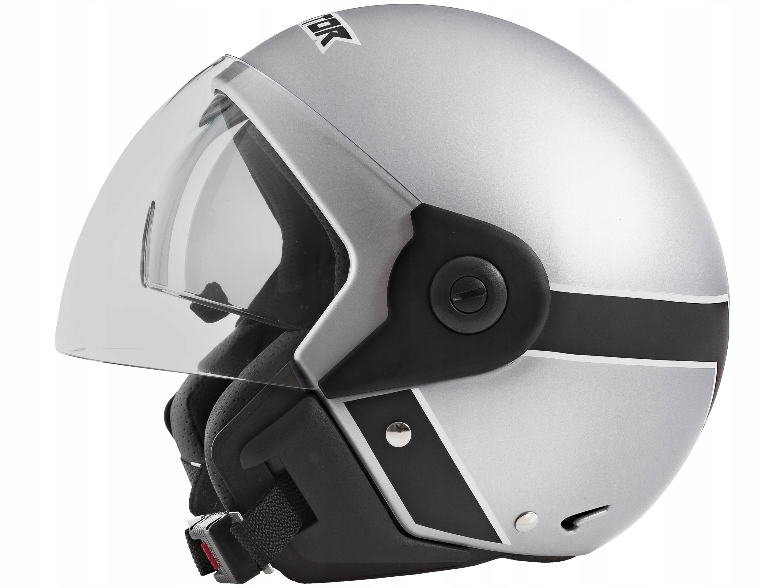 

Kask Motocyklowy Otwarty Motor Skuter Z Szybą Vt M