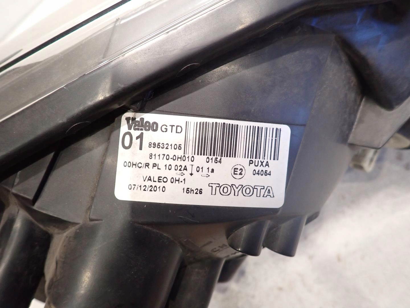 light front front left TOYOTA AYGO 2005-2014