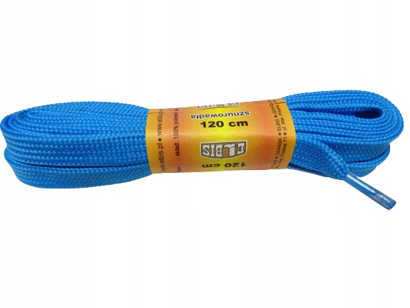 

Sznurowadła sznurówki płaskie 120 cm błękitny