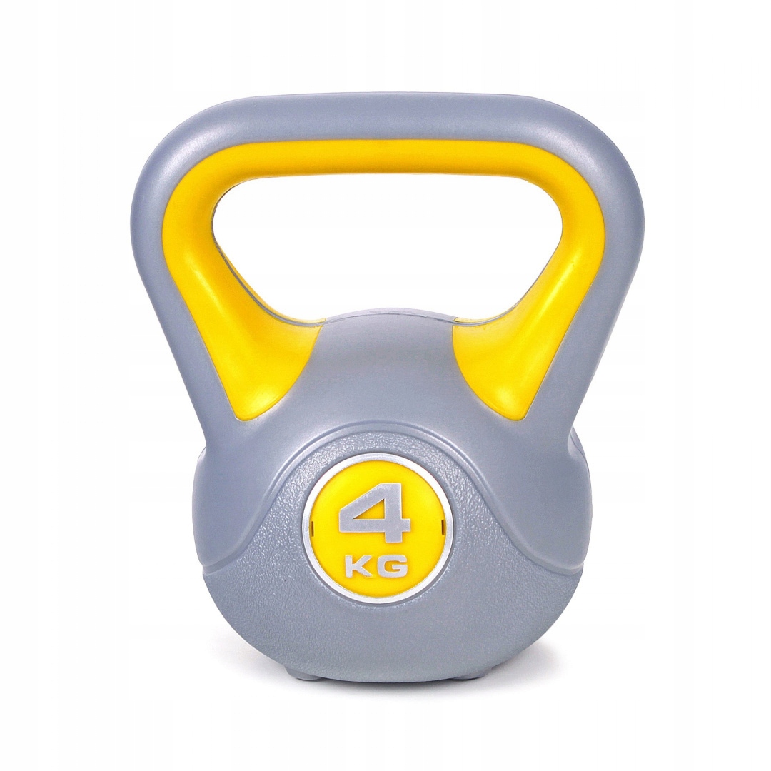 Kettlebell do Fitness i Treningu Winylowy Obciążenie 4 kg Master