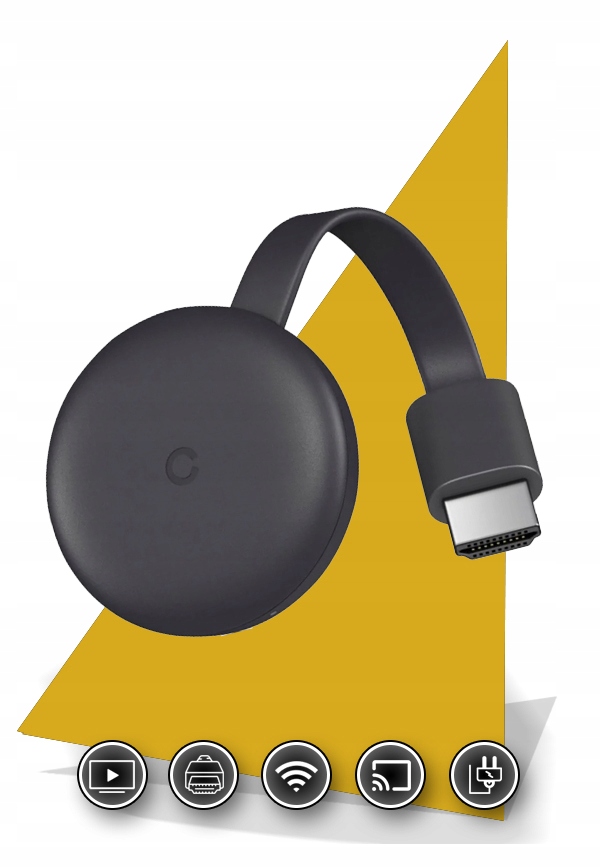 FCAST CHROMECAST 3 HDMI WIFI AIRPLAY MIRACAST Kod producenta 6913410785549225151