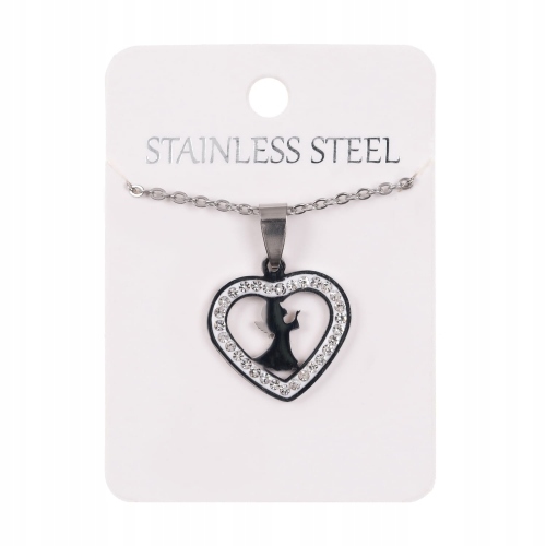 Naszyjnik łańcuszek + Aniołek stal chirurgiczna Rodzaj Pozostałe