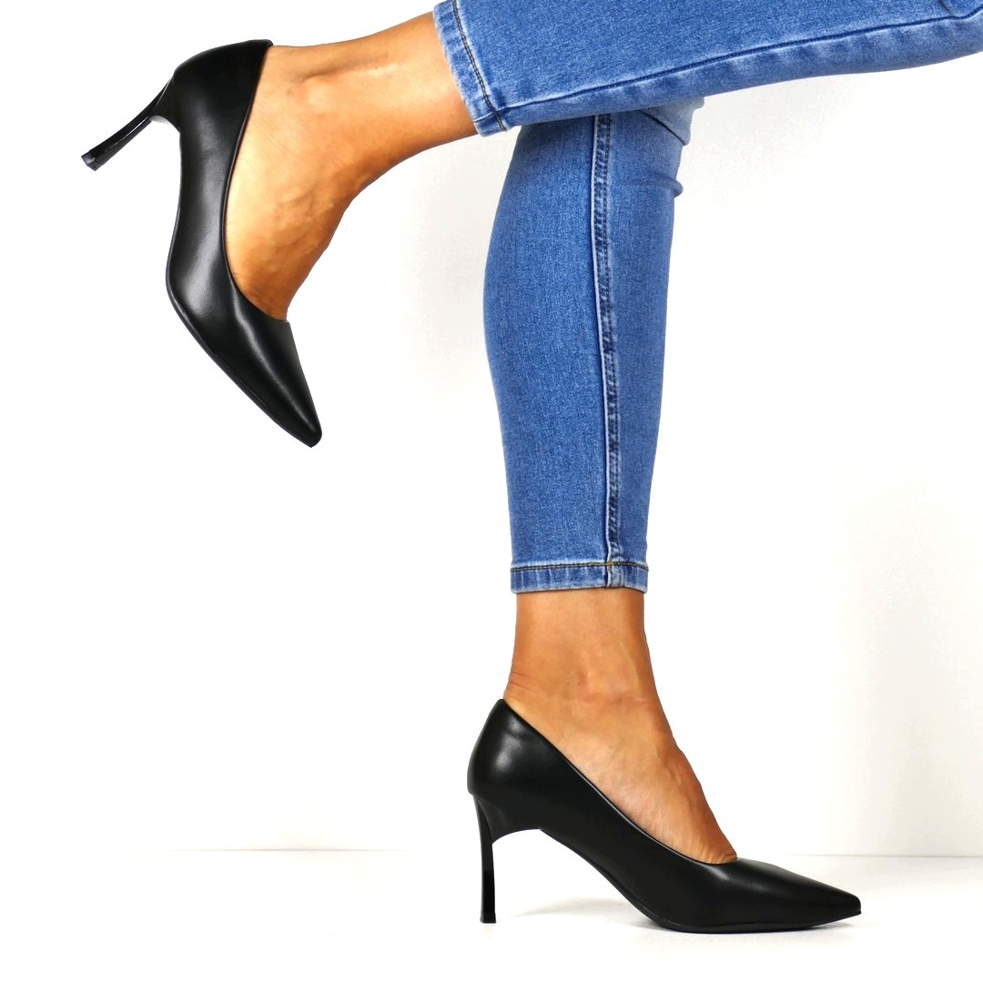 Dámské Lodičky Pohodlné Klasické Módní Elegantní J6 Černé
