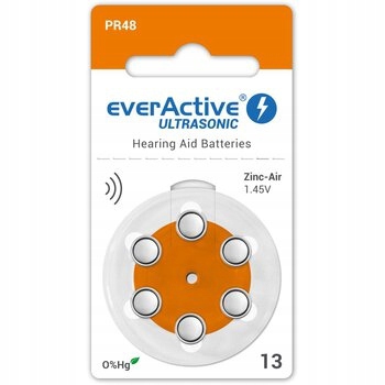 

Baterie PR48 Everactive Ultrasonic 13 60szt.)