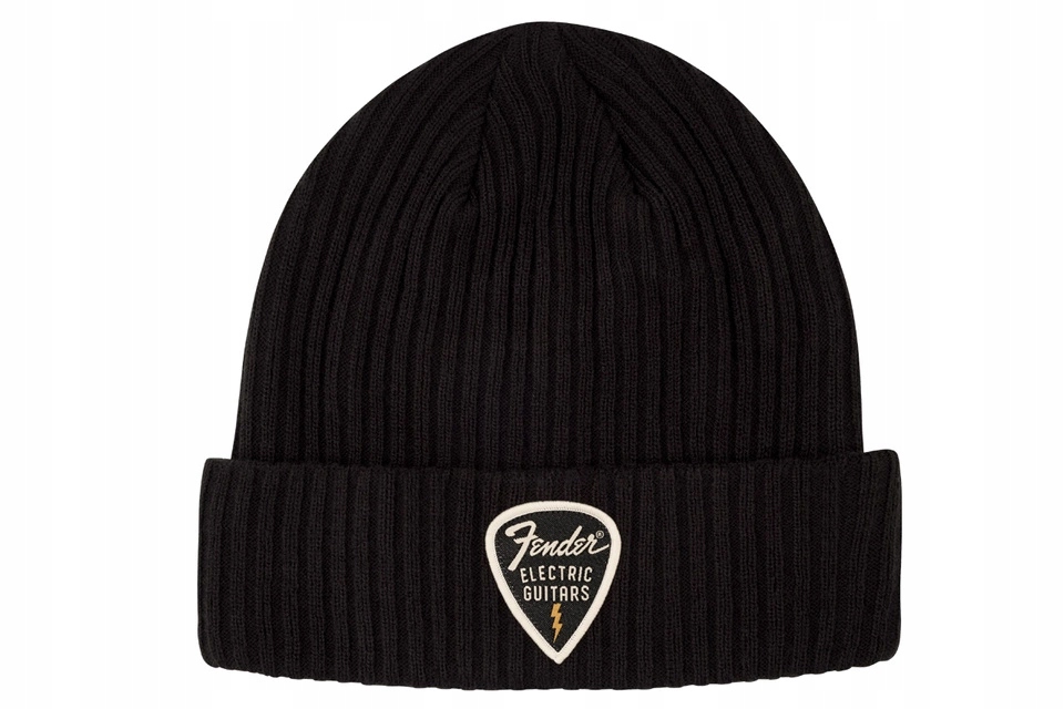 Fender Pick Patch Ribbed Beanie Oryginalna czapka