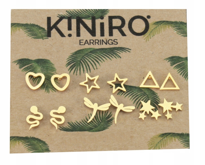 

Kolczyki stal chirurgiczna Złote 6 par Kółka