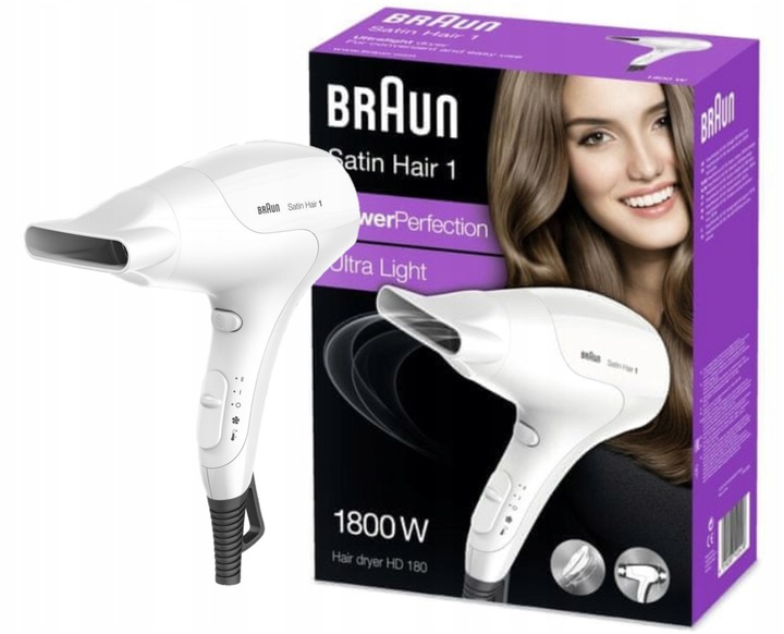 

Suszarka Do Włosów Braun HD180E PowerPerfection